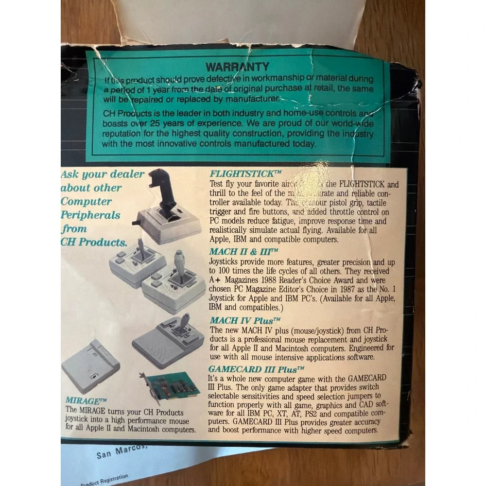 CH Products not tested